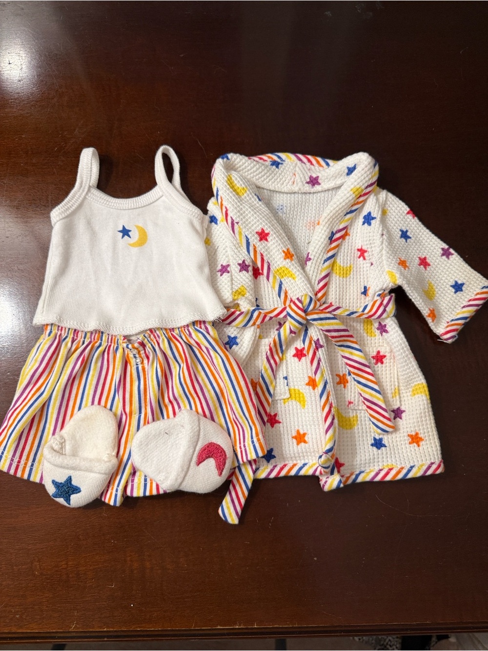 Vintage 18" American Girl Doll Original Outfit Stars & Stripes Robe Sleep
Robe